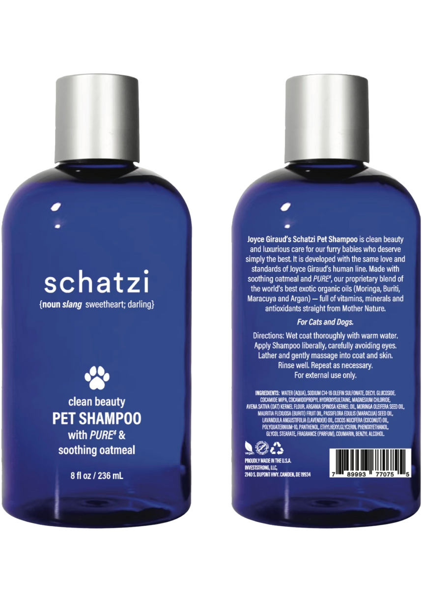 Schatzi Pet Shampoo with Pure4 & Soothing Oatmeal 8 fl oz. – Joyce