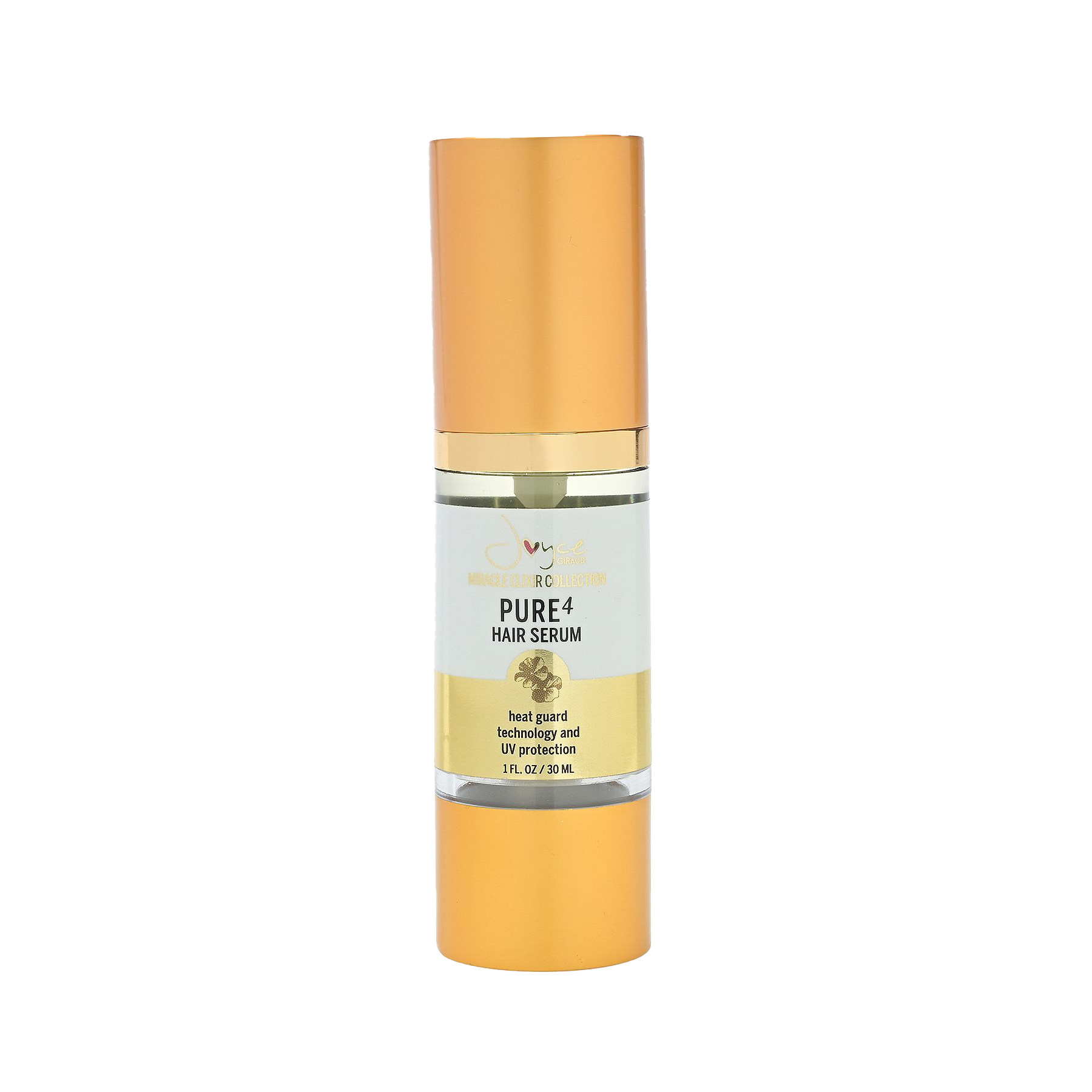 Pure4 Hair Serum with Heat Guard Technology + UV 1 oz