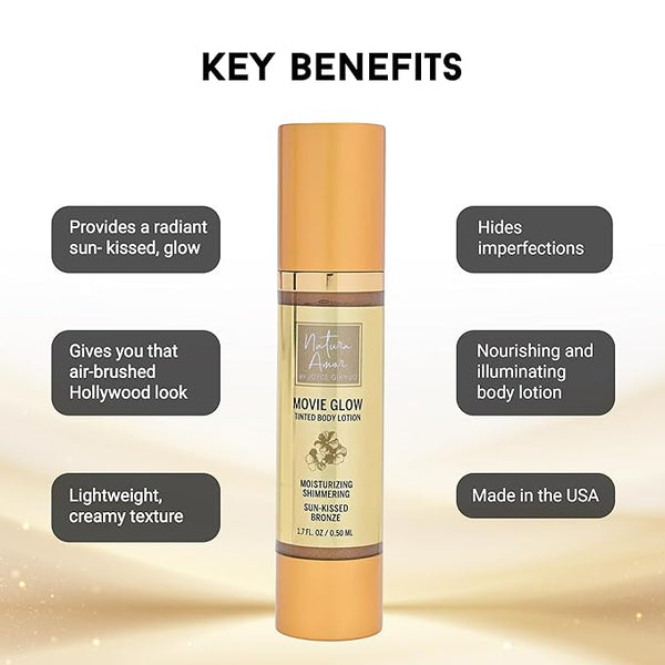 Natura Amor Movie Glow Tinted Body Lotion 1.7 oz