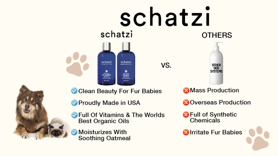 Schatzi Pet Fur Mask with Pure4 & Soothing Oatmeal 8 fl oz.