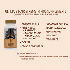 Ultimate Hair Strength PRO Supplements- 90 Days
