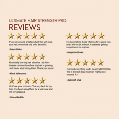 Ultimate Hair Strength PRO Supplements- 90 Days