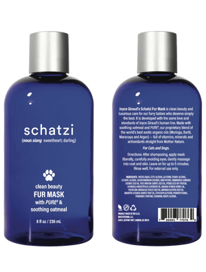 
            
                Load image into Gallery viewer, Schatzi Pet Fur Mask with Pure4 &amp;amp; Soothing Oatmeal 8 fl oz.
            
        
