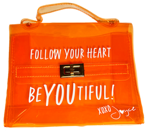 
            
                Load image into Gallery viewer, Inspirational Beauty Bag Neon Orange
            
        