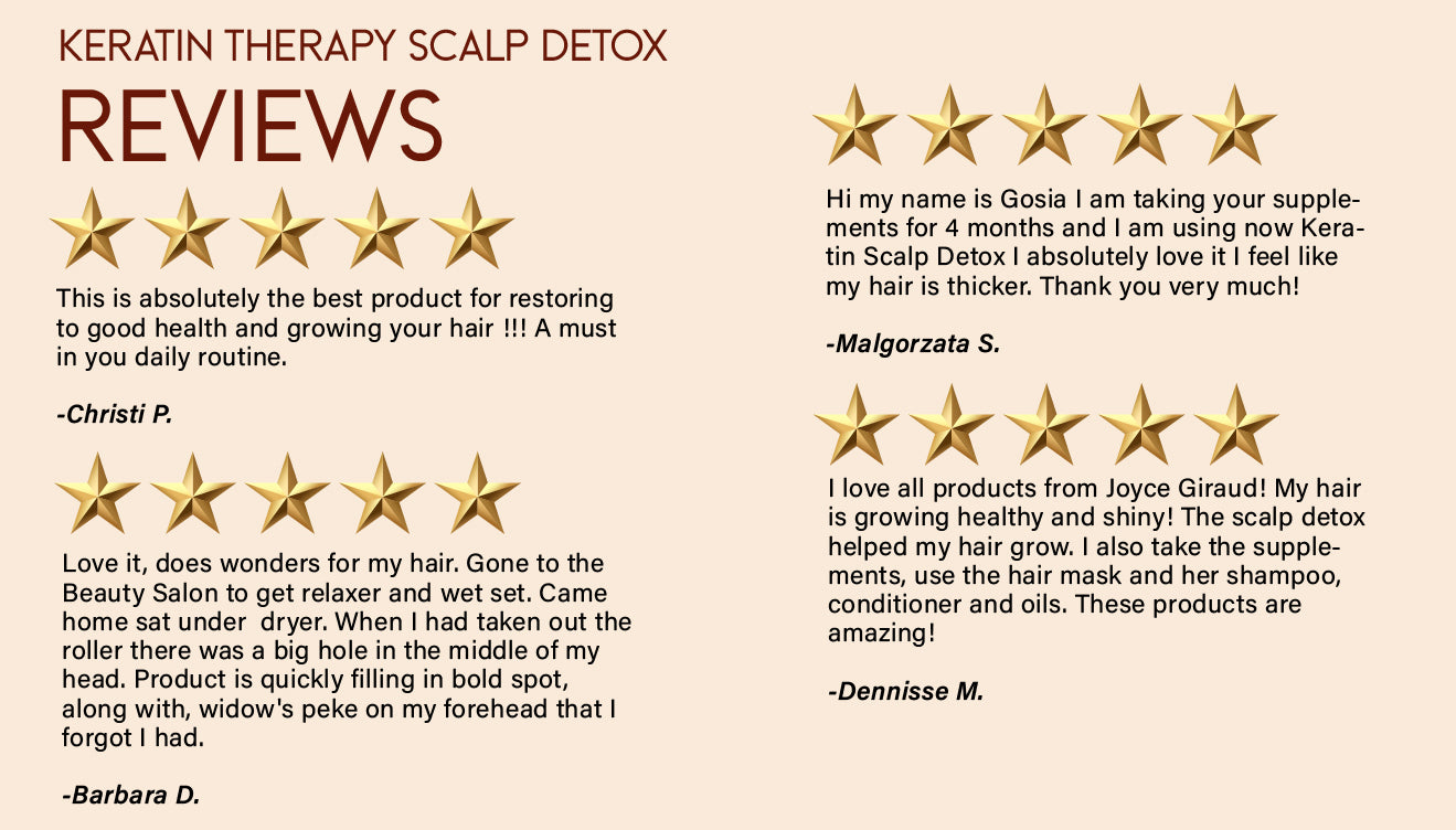 Keratin Therapy Scalp Detox 90 DAYS