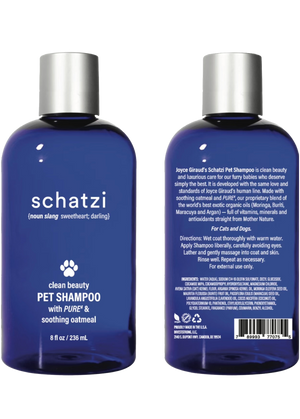 
            
                Load image into Gallery viewer, Schatzi Pet Shampoo with Pure4 &amp;amp; Soothing Oatmeal 8 fl oz.
            
        