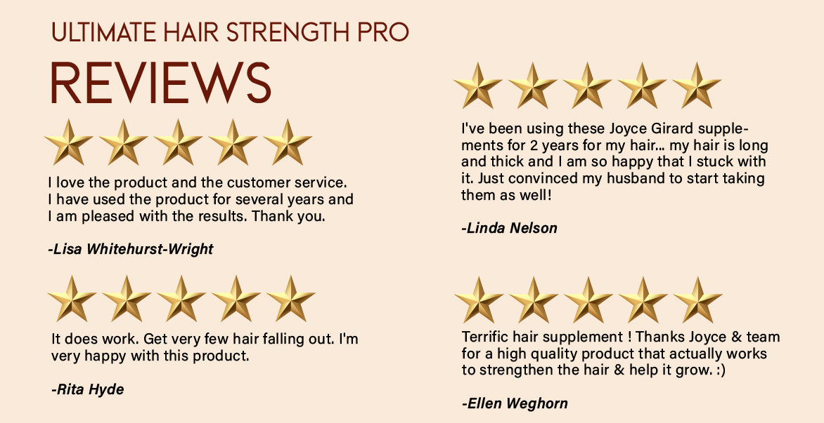 Ultimate Hair Strength PRO Supplements- 90 Days
