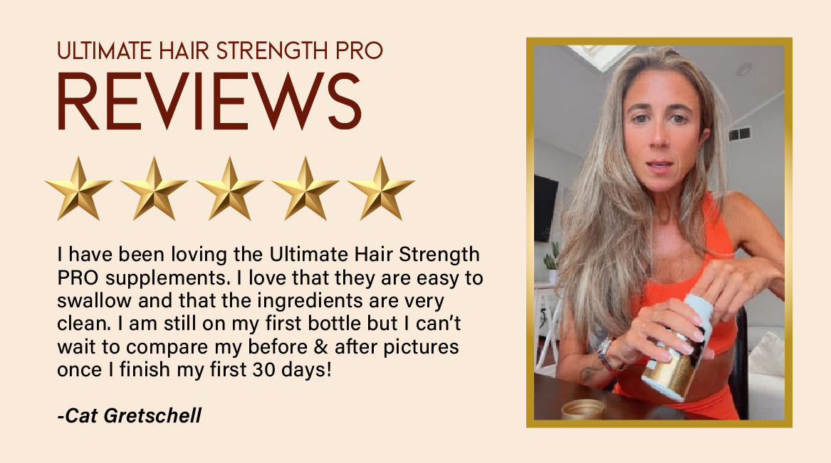 Ultimate Hair Strength PRO Supplements- 90 Days