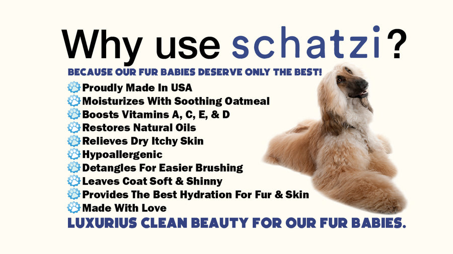 Schatzi Pet Fur Mask with Pure4 & Soothing Oatmeal 8 fl oz.