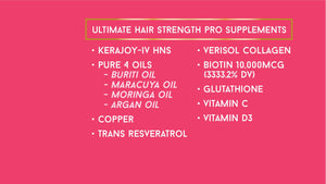 
            
                Load image into Gallery viewer, Ultimate Hair Strength PRO Supplements 60 Days
            
        