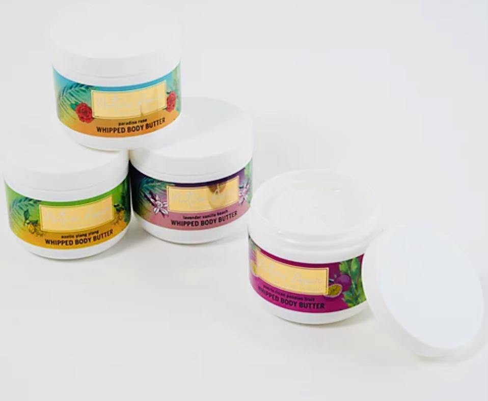 Box of 4 Natura Amor Whipped Body Butter - Various Scents